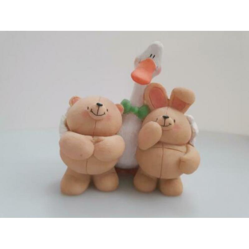 Forever Friends vrienden beer konijn gans vintage BFF