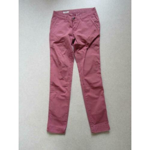 G19 NIEUW!! broek PEPE JEANS oud roze maat W25 L32 = 34