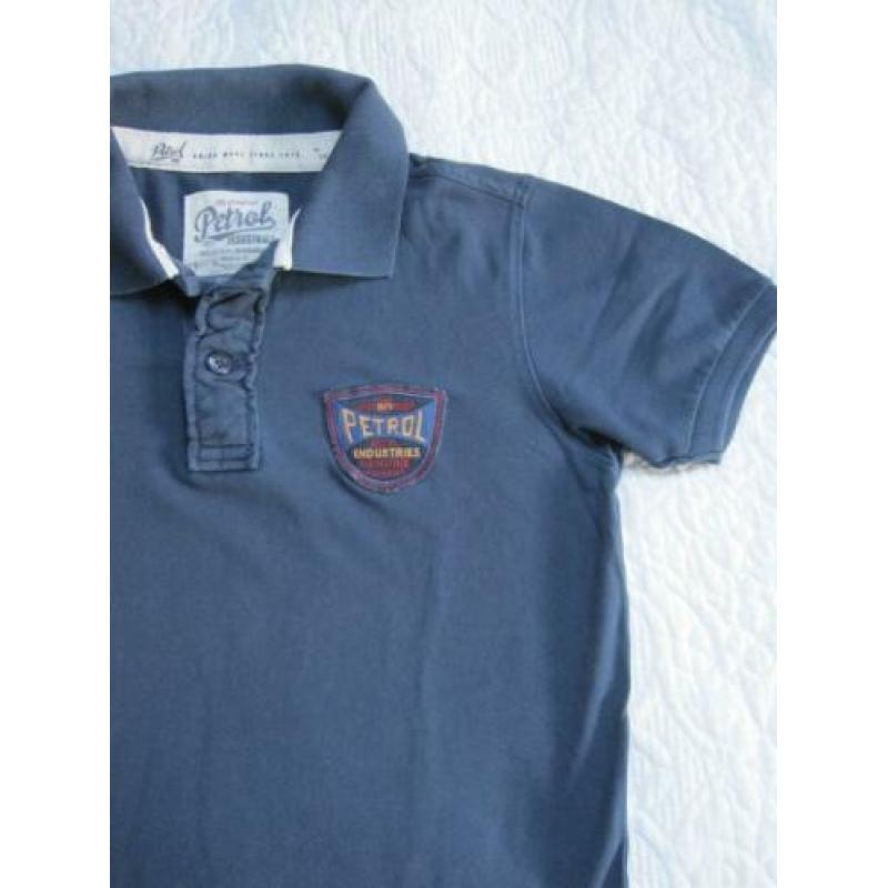 Blauwe poloshirt PETROL INDUSTRIES maat 164