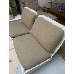 4 UNIEKE SPACE AGE STOELEN & SALONTAFEL OP WIELEN 1960s