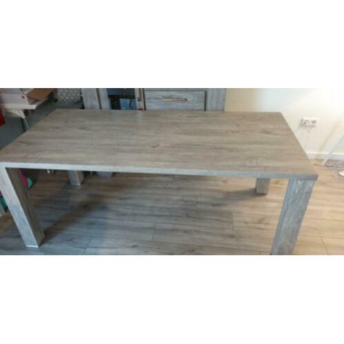 Eettafel 190x90cm Grijstint