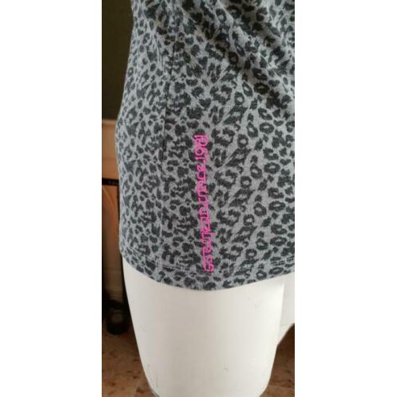 ZGAN grijze dierenprint GUESS shirt mt S 36, top, topje