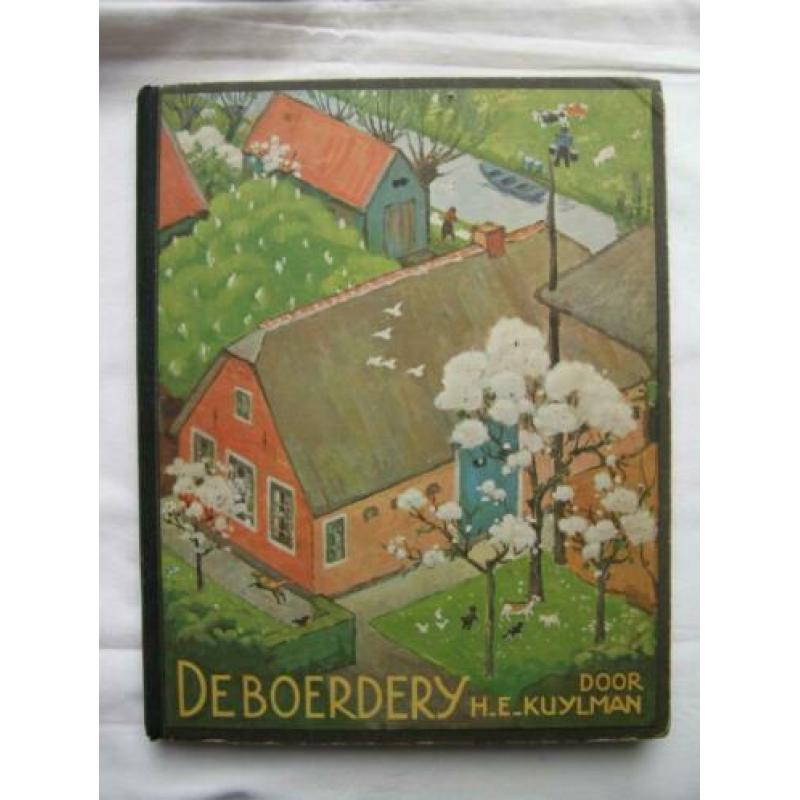 Verkade Plaatjesalbum de Boerdery door H. E. Kuylman