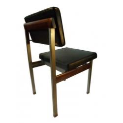 Prachtige vintage rosewood stoel design Alfred Hendrickx