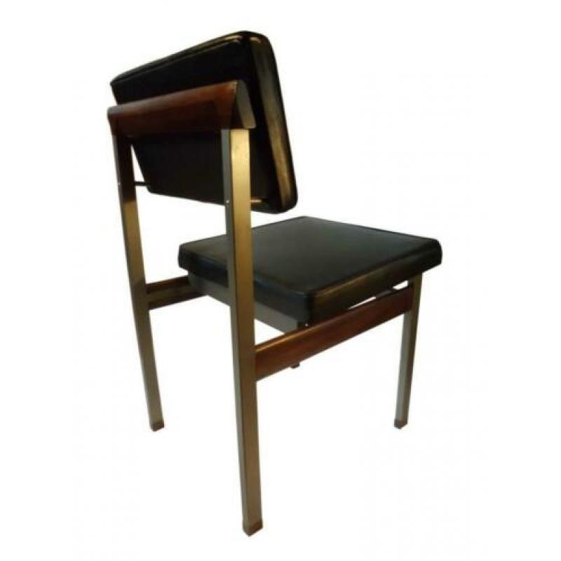 Prachtige vintage rosewood stoel design Alfred Hendrickx