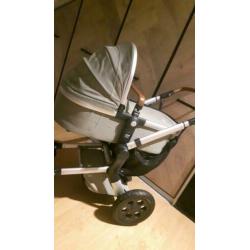 Joulz elephant grey kinderwagen compleet