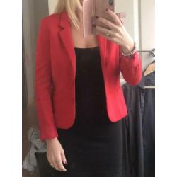 Rood colbert jasje zgan