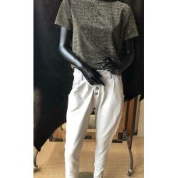 Deyk mooie beige jogger/broek maat 42 zgan