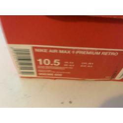 Air max 1 red cury, 44,5 ds