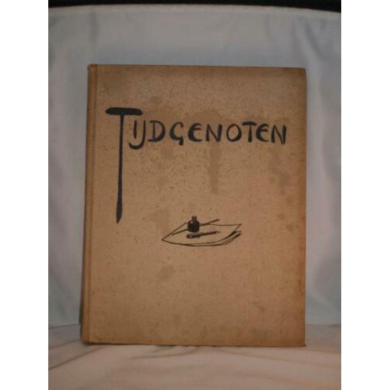 Boek Tijdgenoten met originele folder Willem van Schaik