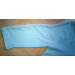 Mintgroen (pistache) top driekwart mouw maat XS (32)