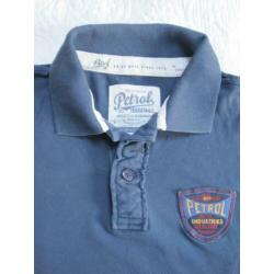 Blauwe poloshirt PETROL INDUSTRIES maat 164