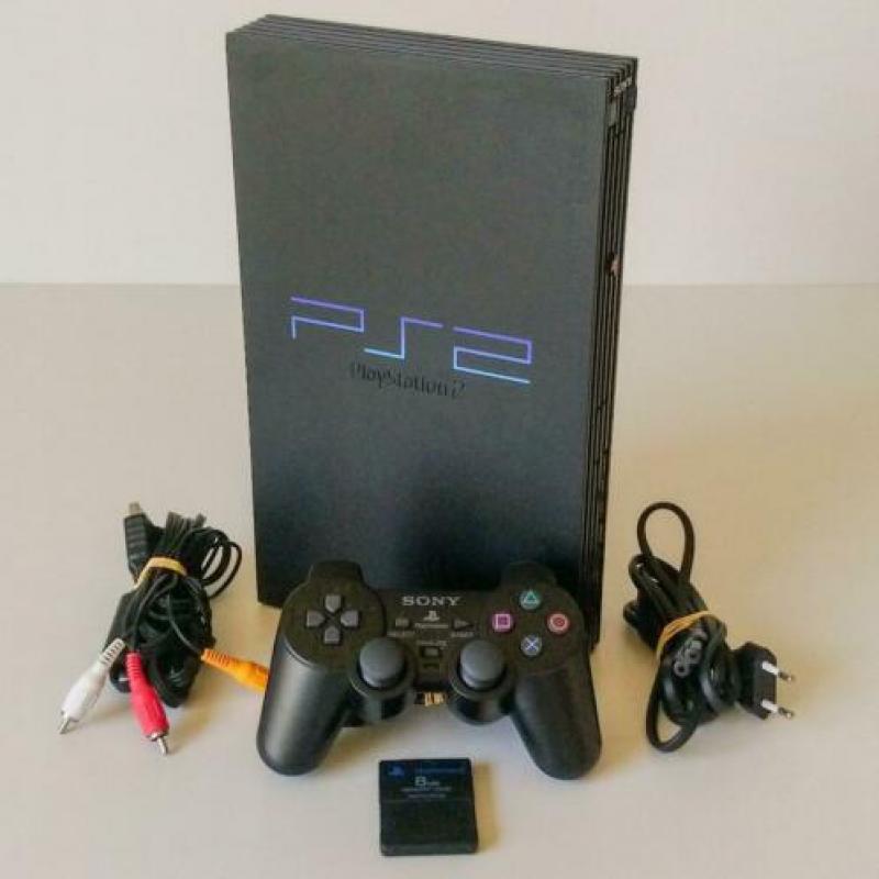 PS2 Phat Zwart of Zilver