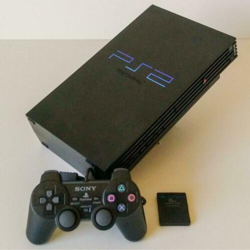 PS2 Phat Zwart of Zilver