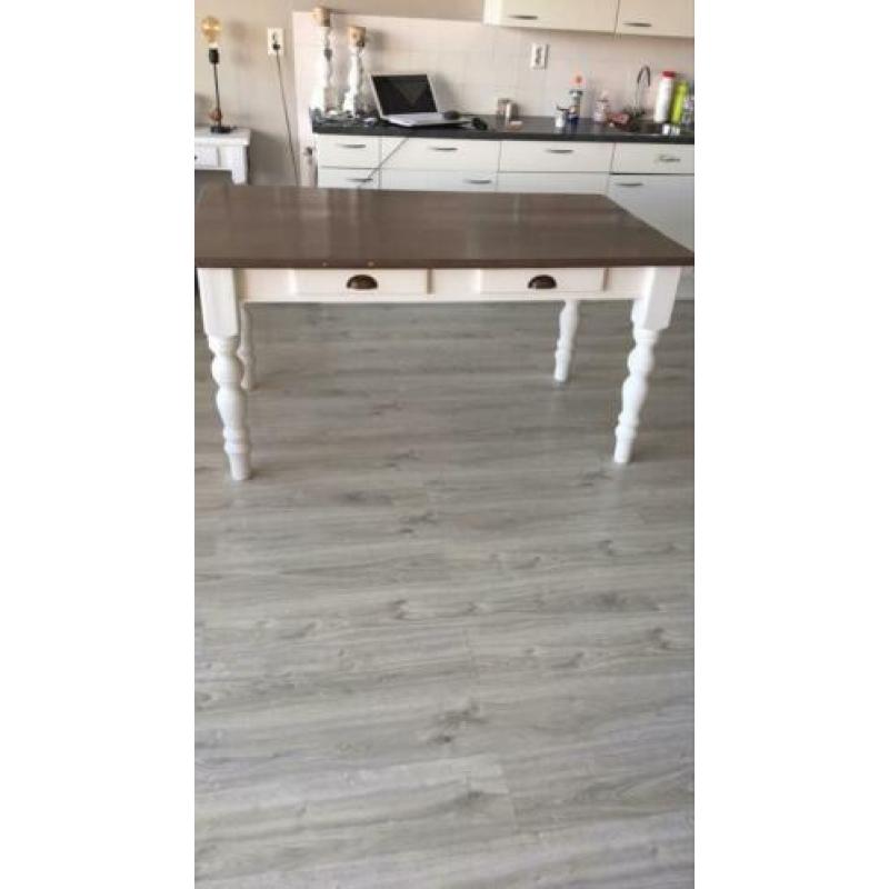 Eettafel landelijk 160x90 cm