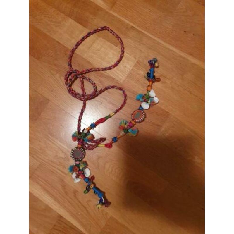 Ibiza rieten tas en accessoires heup centuur sieraden speld