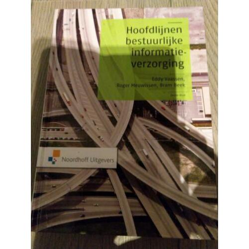 Hoofdlijnen Bestuurlijke informatie voorziening