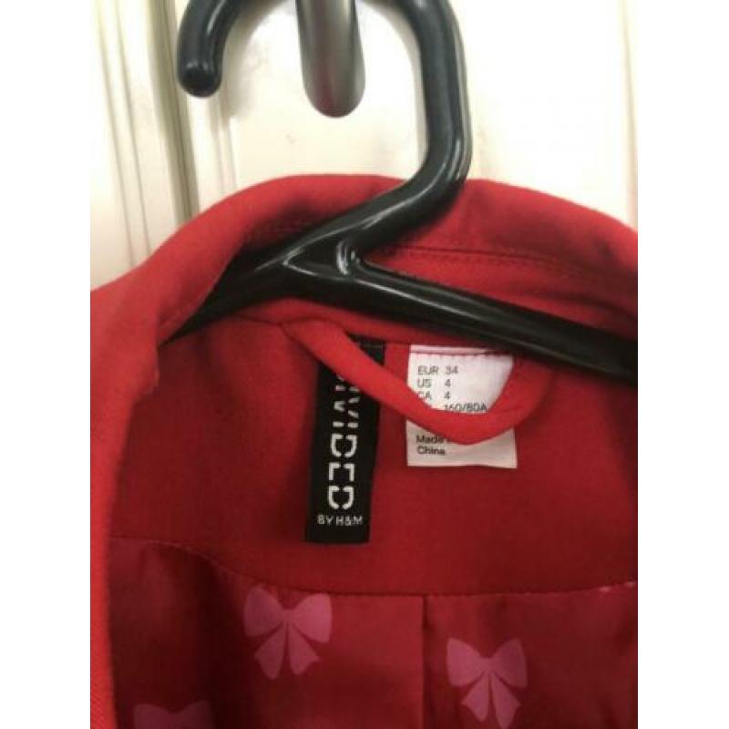 Rood colbert jasje zgan