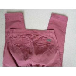 G19 NIEUW!! broek PEPE JEANS oud roze maat W25 L32 = 34