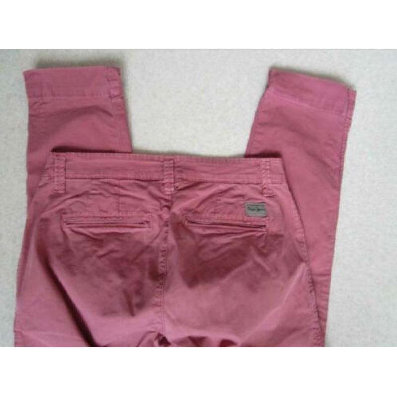 G19 NIEUW!! broek PEPE JEANS oud roze maat W25 L32 = 34