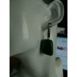 groene malachiet oorbellen en armband