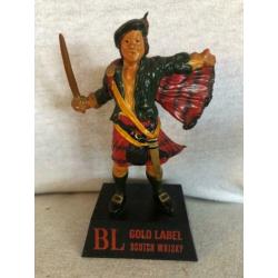 Bullock & lade scotch whisky reclame beeld figuur display