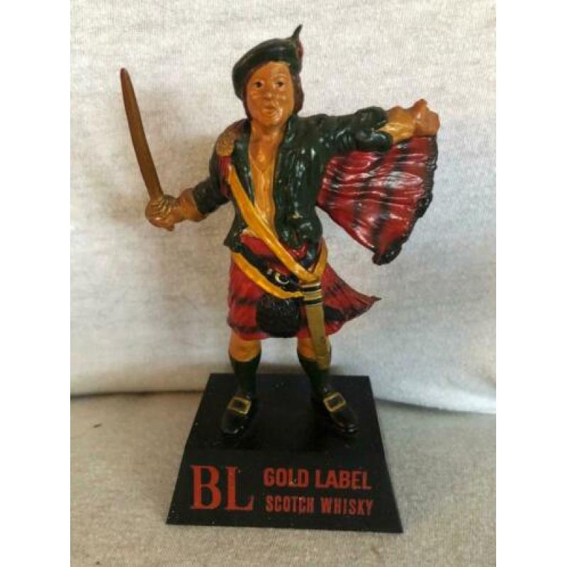 Bullock & lade scotch whisky reclame beeld figuur display