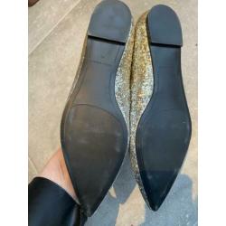 Nieuwe glitter schoentjes. Maat 41. Zara Women.