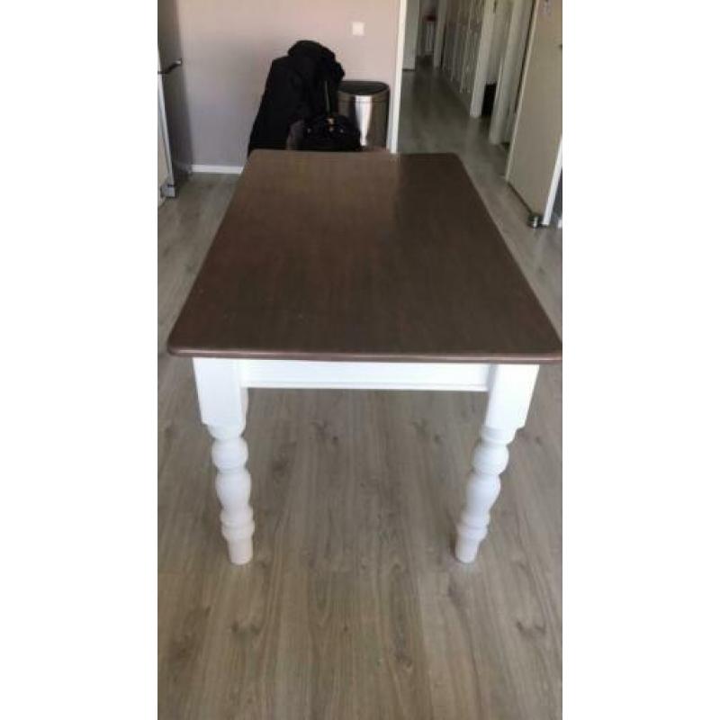 Eettafel landelijk 160x90 cm