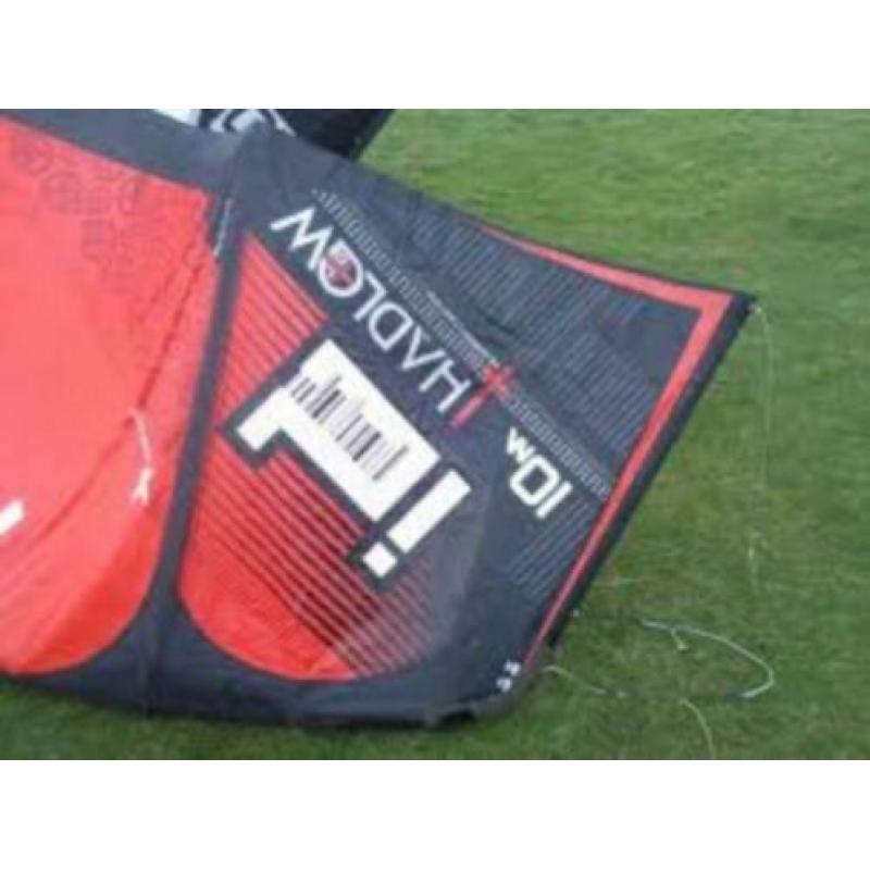 Kitesurf kite set Hadlow ID Flexifoil 8 en 10 m2 + bar