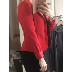 Rood colbert jasje zgan