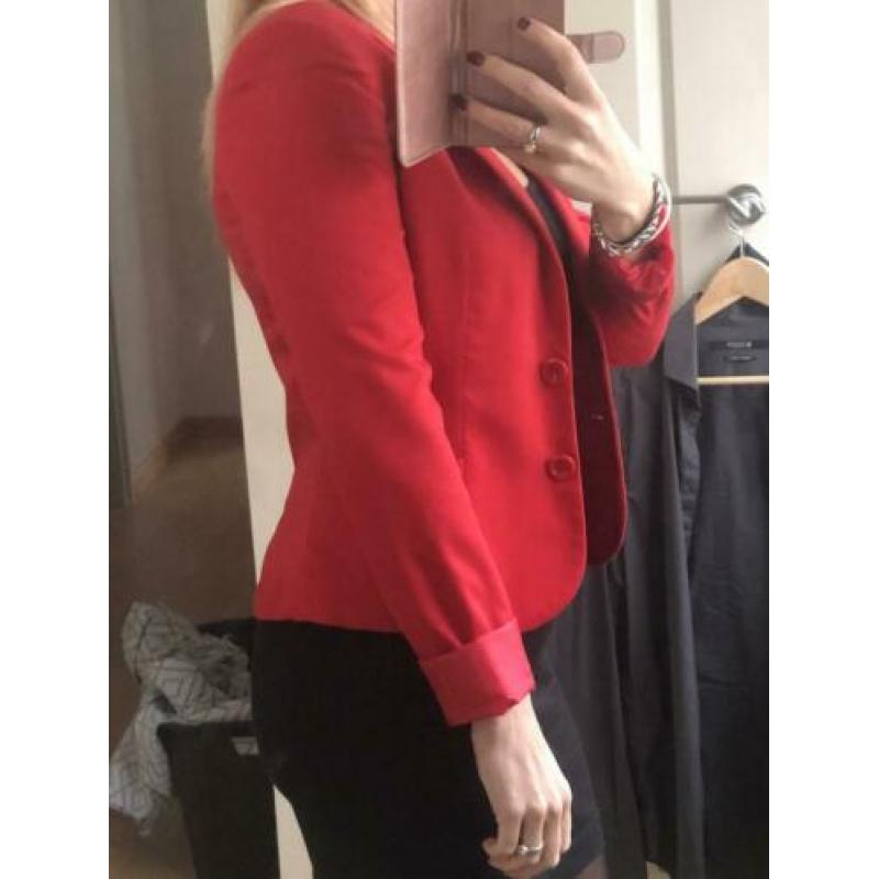 Rood colbert jasje zgan