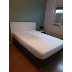 Boxspring antraciet 140cm