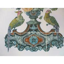 Tegeltableau 55 x 42 cm Friese witjes 13 x 13..