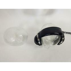 Vintage glazen hoofd / kop jaren 70 koptelefoon hoofd