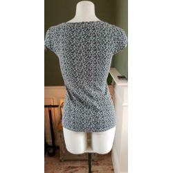 ZGAN grijze dierenprint GUESS shirt mt S 36, top, topje