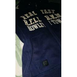 ZGAN Blauw/Paars Vest. Maat M MOOI
