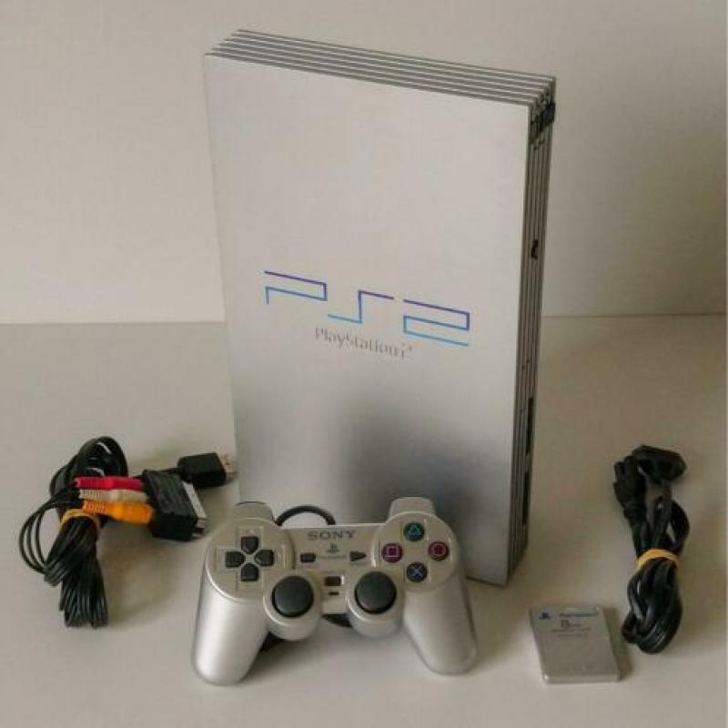 PS2 Phat Zwart of Zilver
