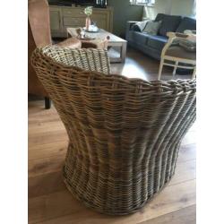 Prachtige Rotan Fauteuil