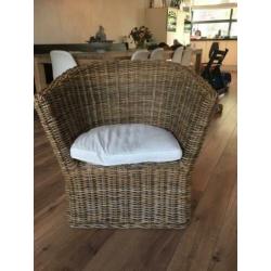Prachtige Rotan Fauteuil