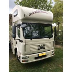 Camper MAN TGL8.240 met grote garage