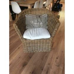 Prachtige Rotan Fauteuil