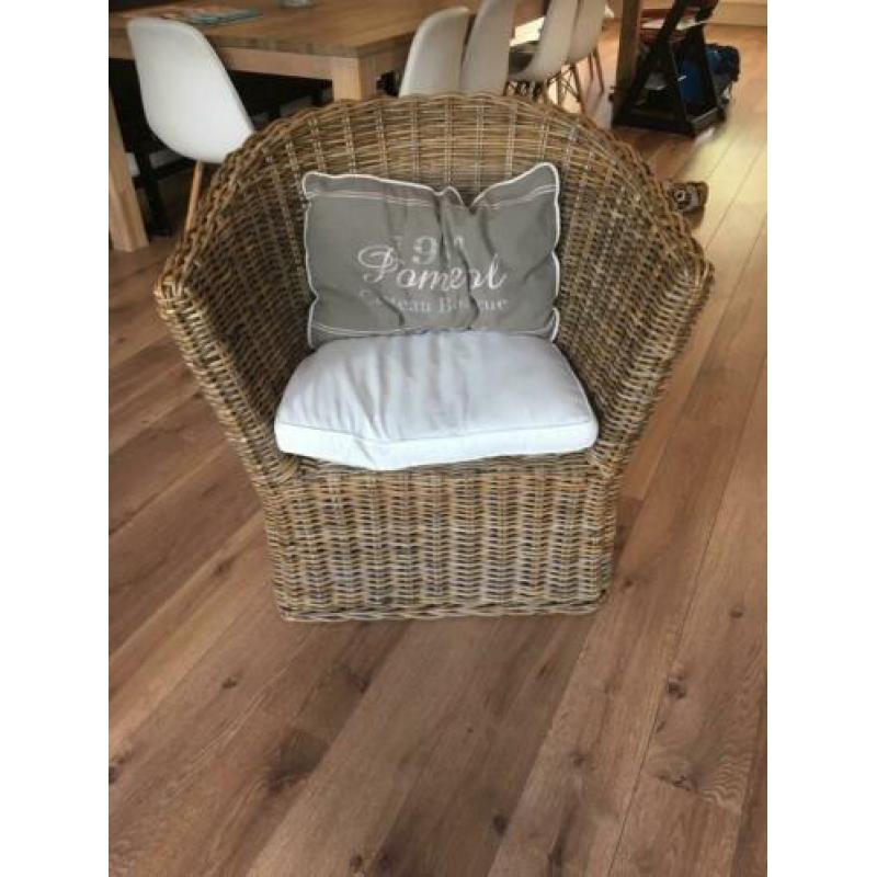 Prachtige Rotan Fauteuil