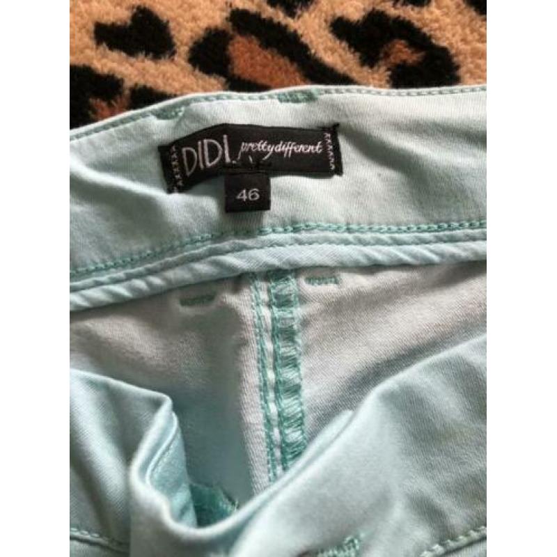 Didi capri korte broek knie broek mint nieuw mt 46