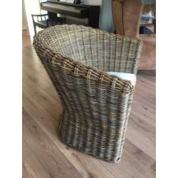 Prachtige Rotan Fauteuil