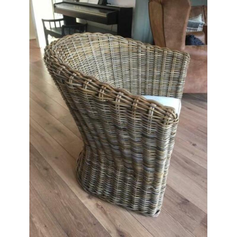 Prachtige Rotan Fauteuil