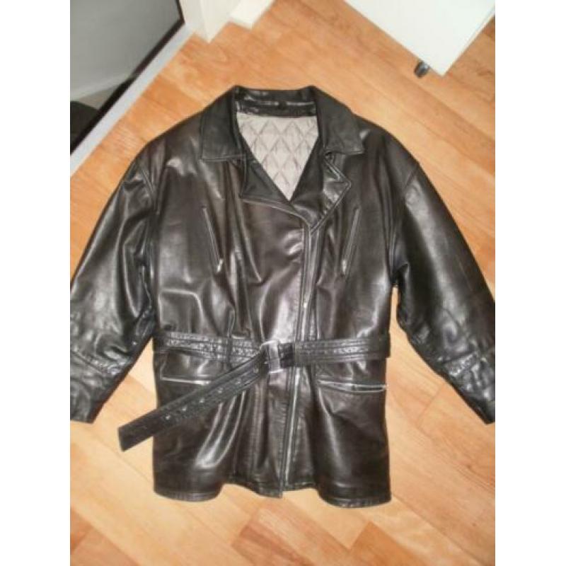 Claudia Strater leren jas, maat 40-42