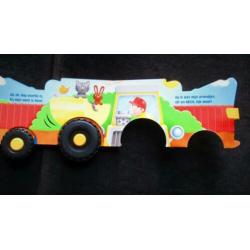 Grote Gele Graver~Truck~Graafmachine met echte Wielen~Hardco