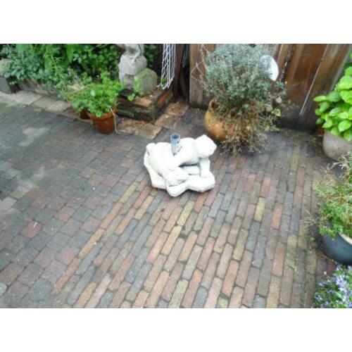 Parasol steun beton Beertjes op wielen [kunnen eraf]