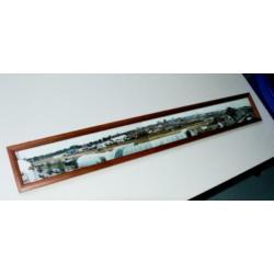 IJMUIDEN Panorama-originele foto's Wilhelminakade jaren '80.